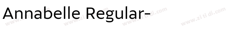 Annabelle Regular字体转换